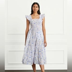 Hill House Home Ellie Nap Dress Blue Botanical